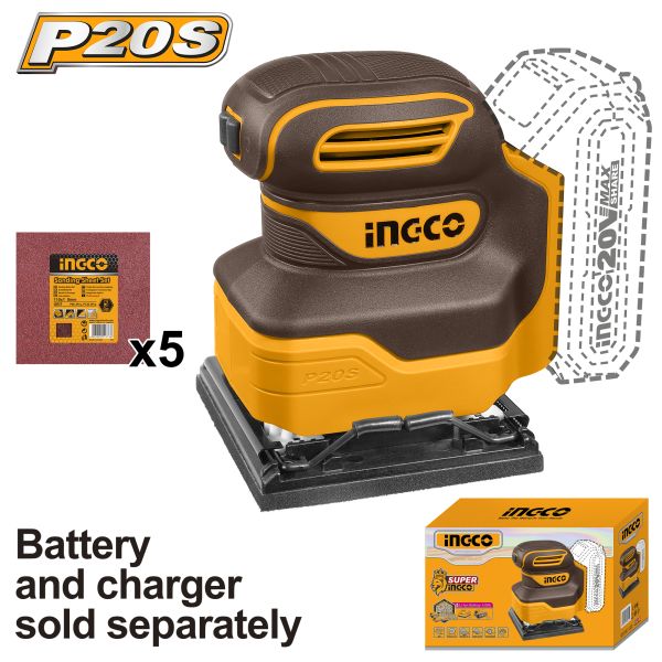 LIJADORA VIBRADORA 1/4´´ 20V SIN BATERÍA-CARGADOR CSHSLI2014