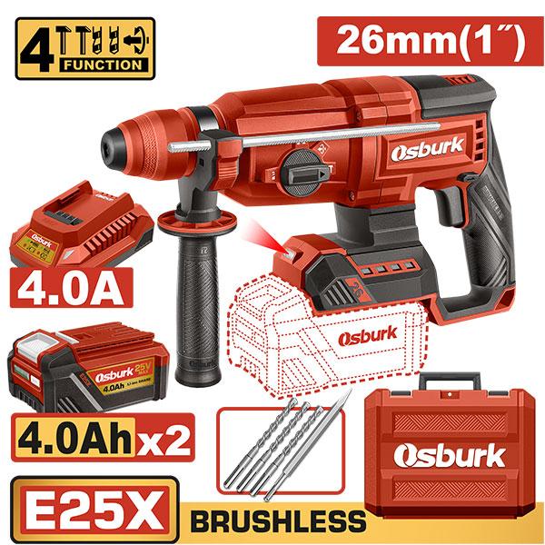 ROTOMARTILLO 1´´ INALÁMBRICO 25V 2.5J UKLRH2526