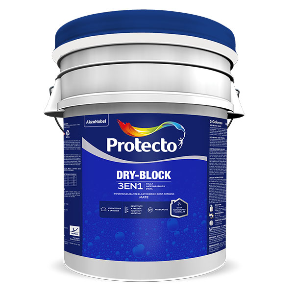 PROTECTO DRY-BLOCK MATE BASE INTERMEDIA CUBETA (18.925L)