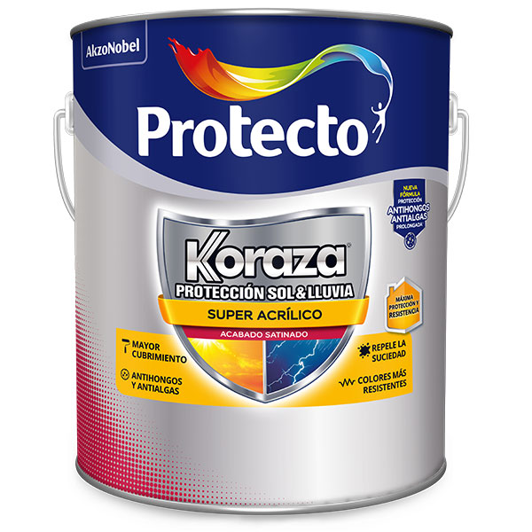 KORAZA PROTECTO SATIN BASE INTERMEDIA GALÓN (3.785L)