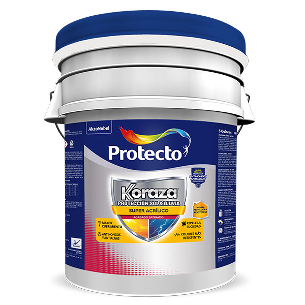 PINTURA KORAZA SATINADA BLANCA 3825 CUBETA