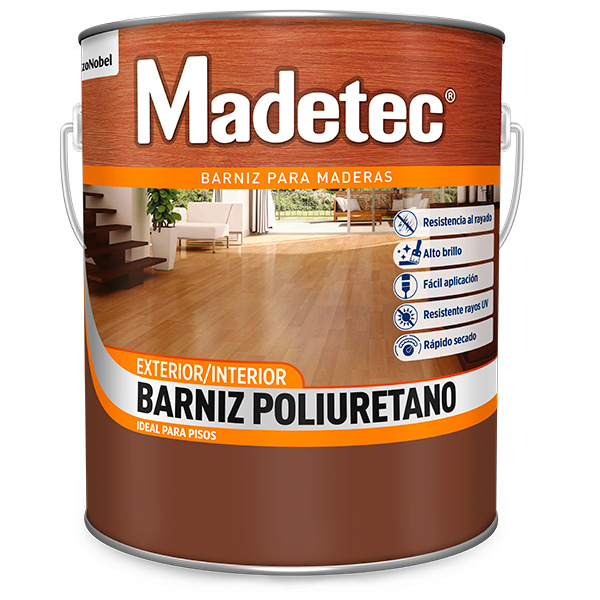 PINTURA MADETEC BARNIZ POLIURETANO 0662 GALÓN