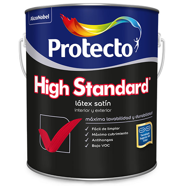 PINTURA HIGH STANDARD SATINADA BLANCA 1825 GALÓN 