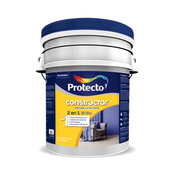 PINTURA CONSTRUCTOR MATE BLANCA 2330 CUBETA