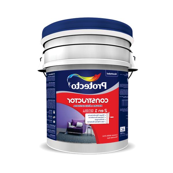 PINTURA CONSTRUCTOR SATINADA BLANCA 2350 CUBETA