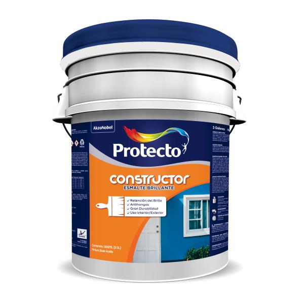 PINTURA CONSTRUCTOR ESMALTE BLANCA 2336 CUBETA