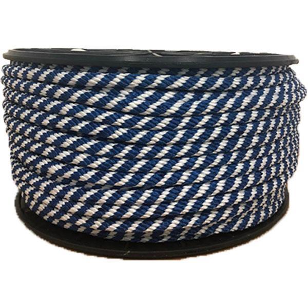 MECATE SUPERIOR NÁUTICA BLANCA/AZUL 6MM