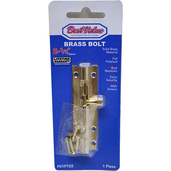 PICAPORTE BRONCE 2-1/2 F01P725
