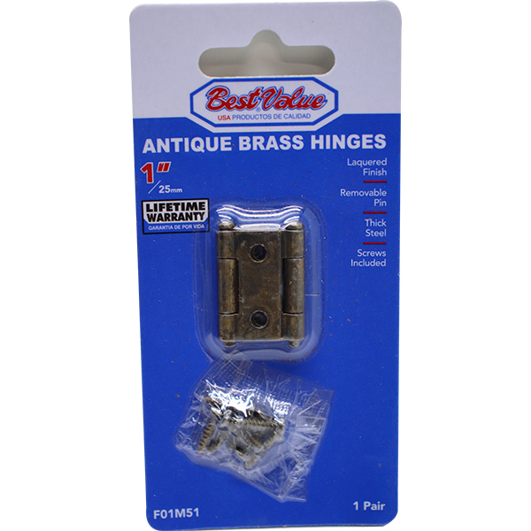 BISAGRA PARA MUEBLE BRONCE 1 F01M51